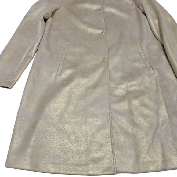 Marc New Year Gold Longline Light Jacket - Picture 3 of 8